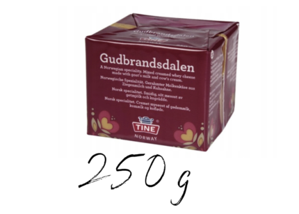 Ser Norweski Karmelowy Brunost Gudbrandsdalsost 250g oryginalny TINE